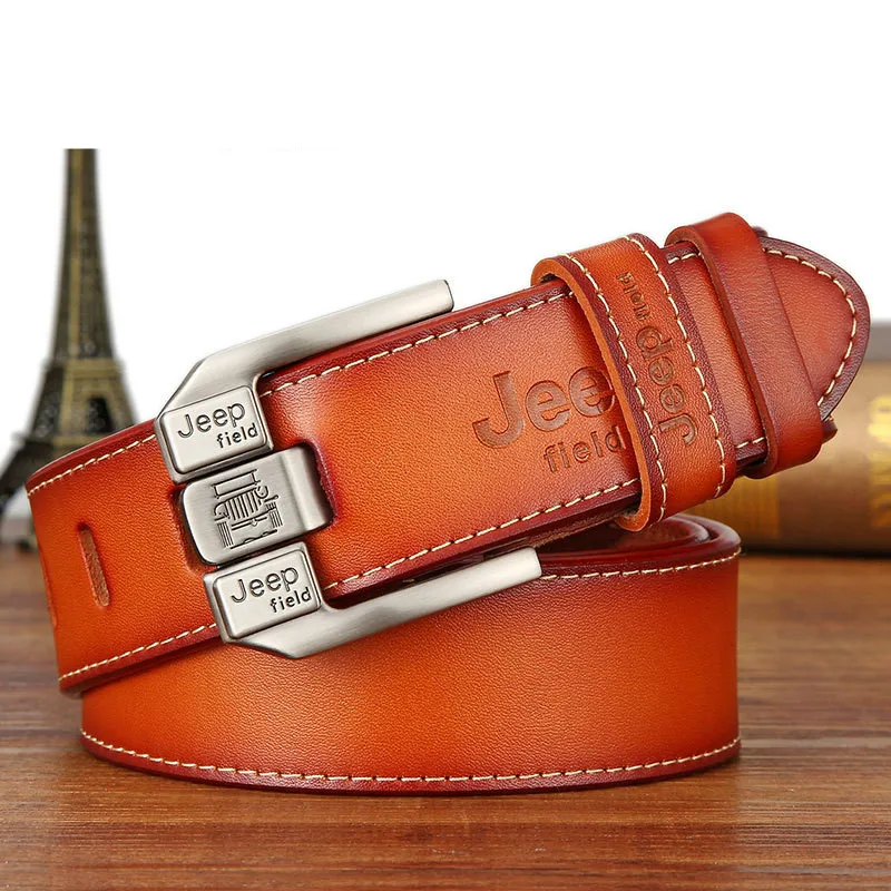 Men's belt leather belt men male genuine leather strap luxury pin buckle casual men's belt Cummerbunds ceinture homme formal belt for men Belts