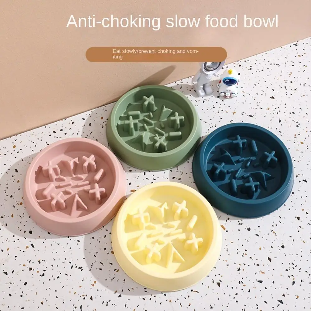 

Rotundity Slow Food Bowl New PP Hexagon Dog Bowl Anti Choking Anti Overturning Pet Feeding Supplies Cats