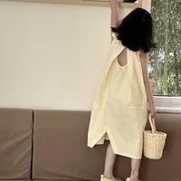 Robe coréenne pour filles, jupe en fibre, nouvelle collection été 2024, offre spéciale 3