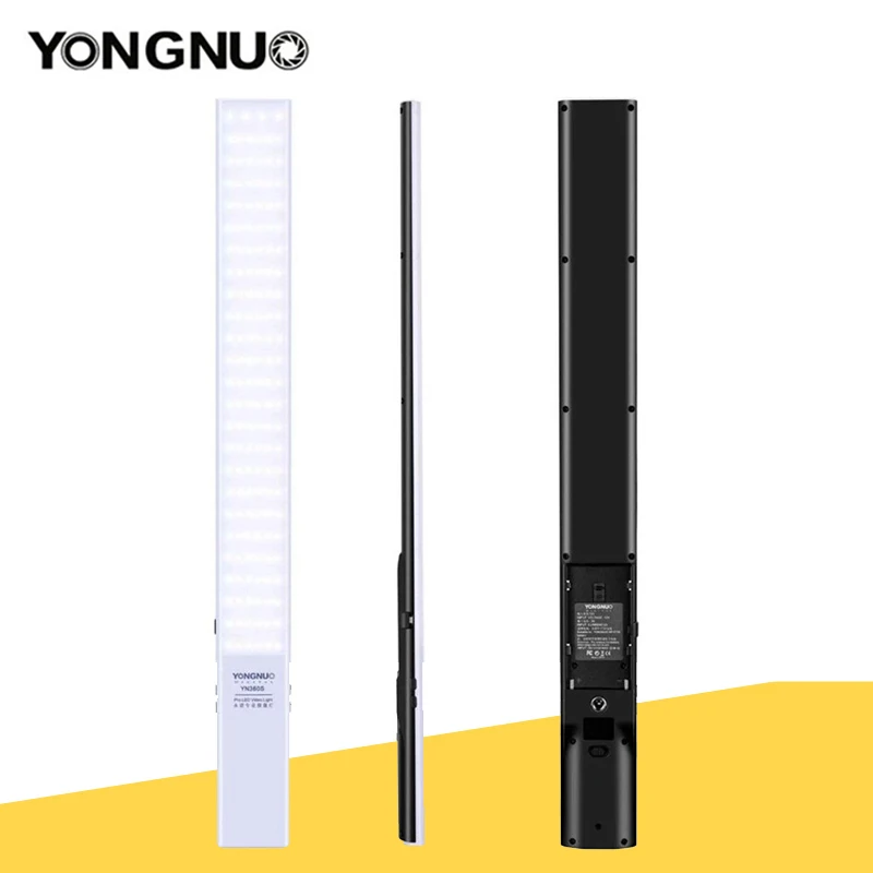 Ручной светодиодный светильник для видеосъемки YONGNUO YN360S палочка 3200k-5600K с регулируемой яркостью дистанционным управлением через приложение CRI95 светильник для фотостудии