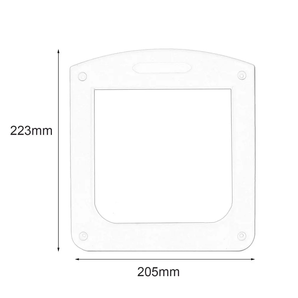 4 Way Locking Cat Flap Door For Interior Exterior Doors Weatherproof Pet Doors For Cats & Doggie Suitable Window & Wall