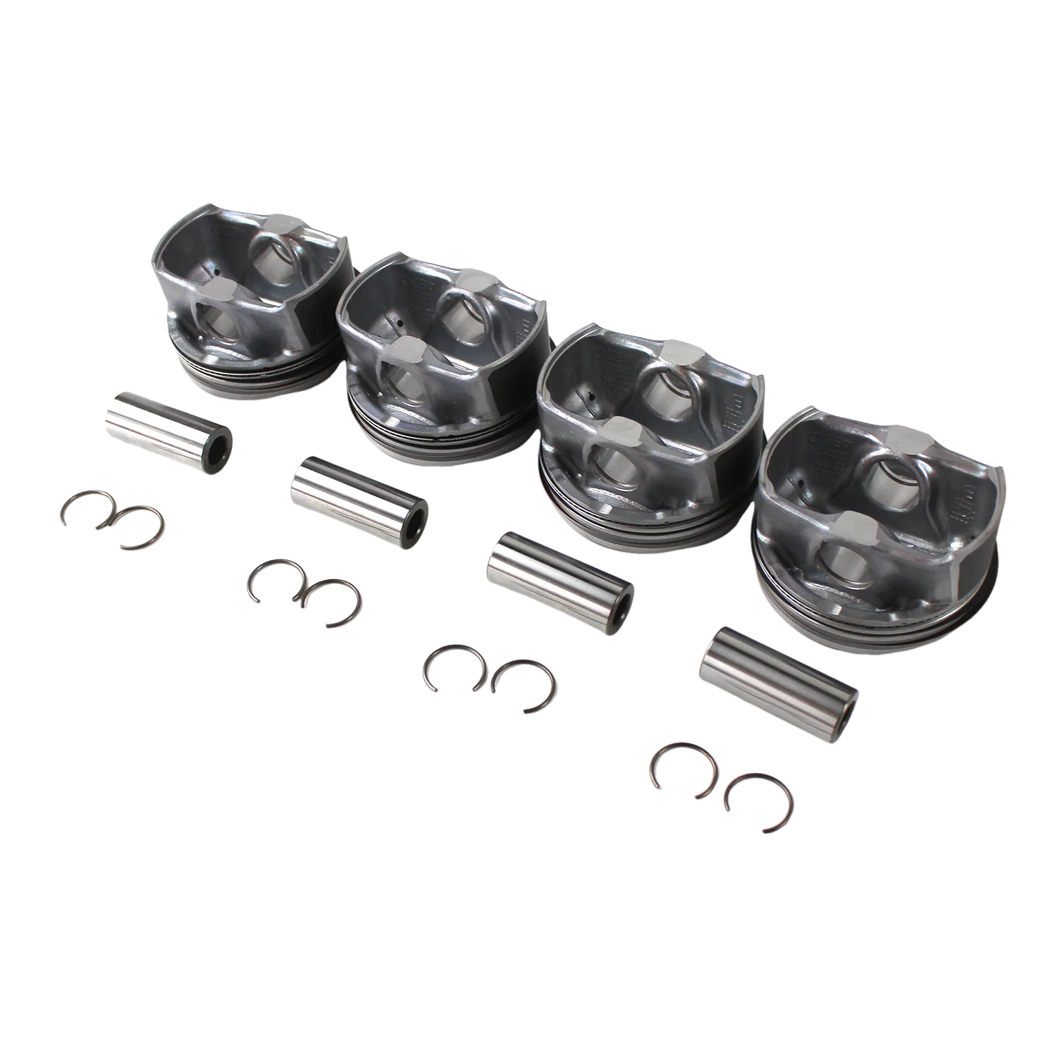 発送用4 Engine Parts Piston & Ring Kit Fit 2.0 L L4 Gas G4NA For Hyundai