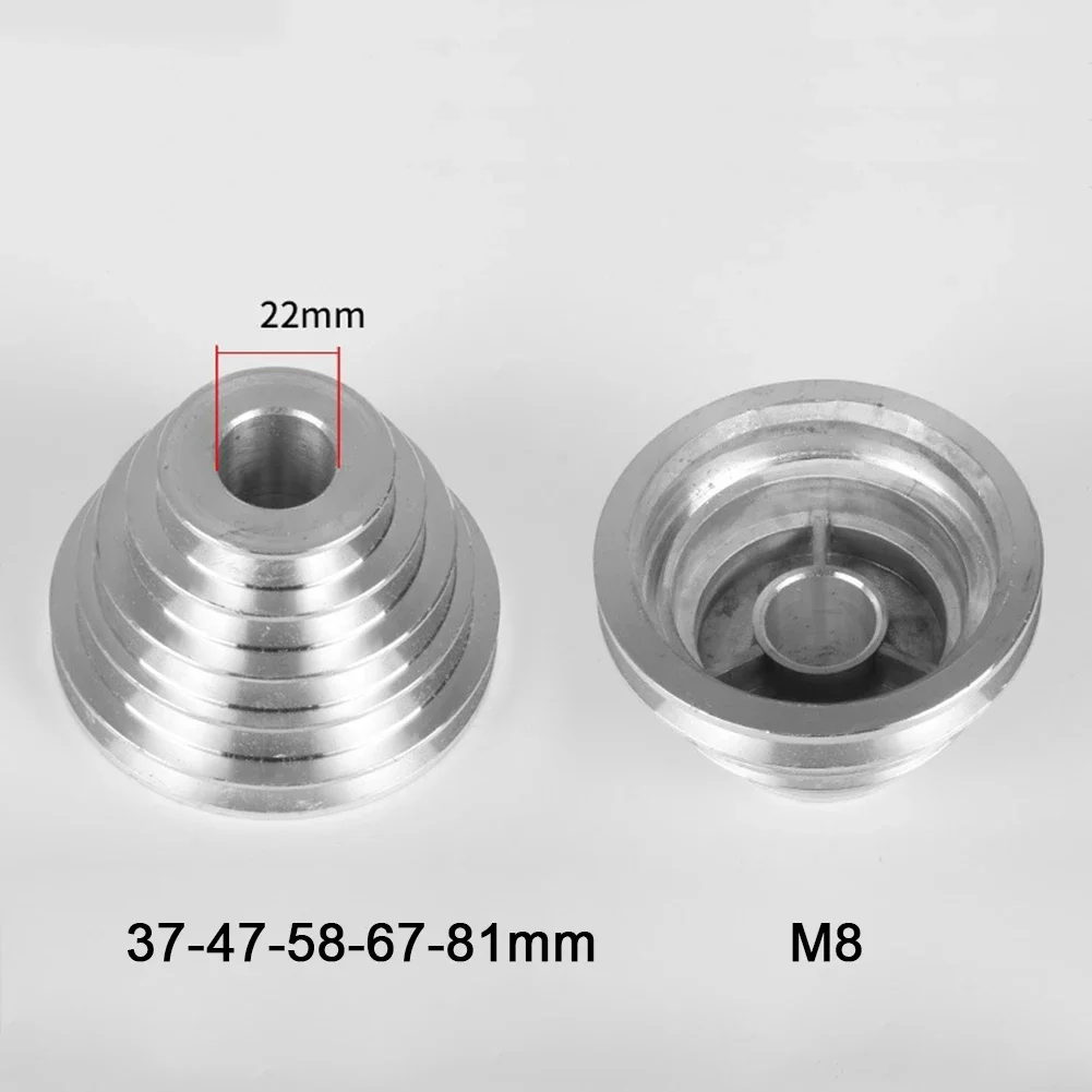 Aluminum Pagoda Pulley Wheel Benchtop Drill Press A Type V Shaped Timing Belt 14mm And 22mm
