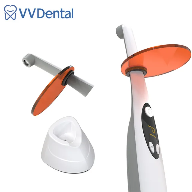 Dental LED Curing Light 3 Second Curing Machine 2pcs Working Modes Intensity 2200mw/cm² Wide Spectrum Cure Lamp Dentistry Tools