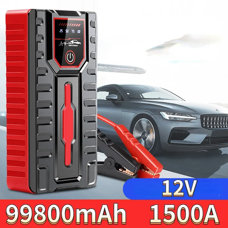 99800Mah Auto Moto 12V Batteria Jump Start Power Bank Compressore D'Aria