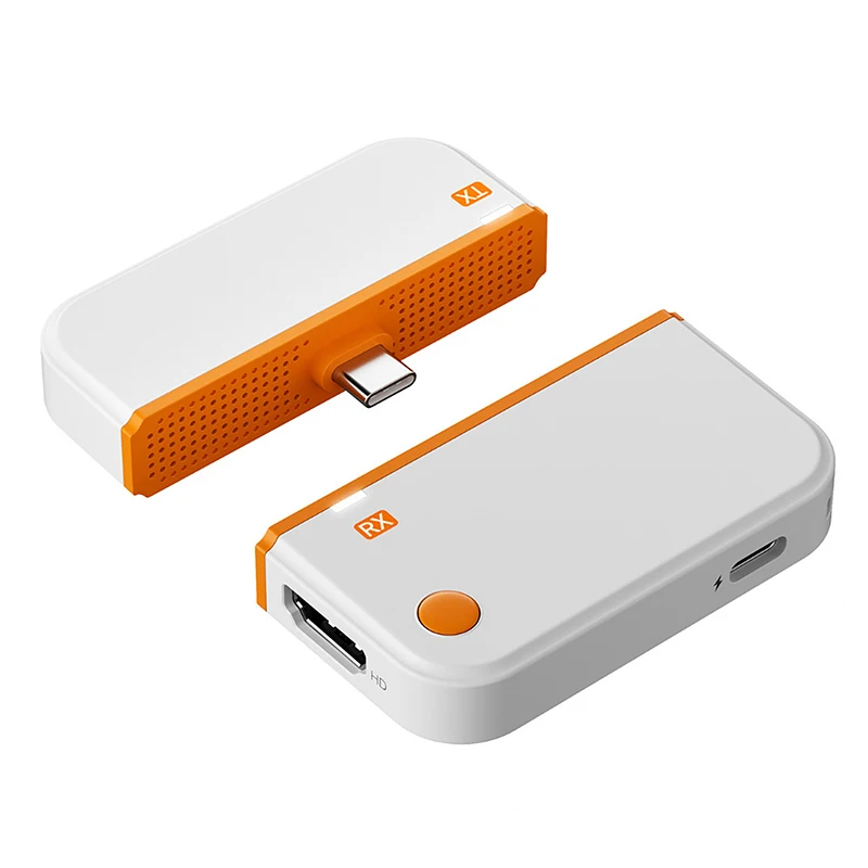 50 m Tip C HDMI Uyumlu Kablosuz Video Verici Alıcı Genişletici Adaptör TV Çubuk Mini PC Telefon TV Monitör Dizüstü Bilgisayar için