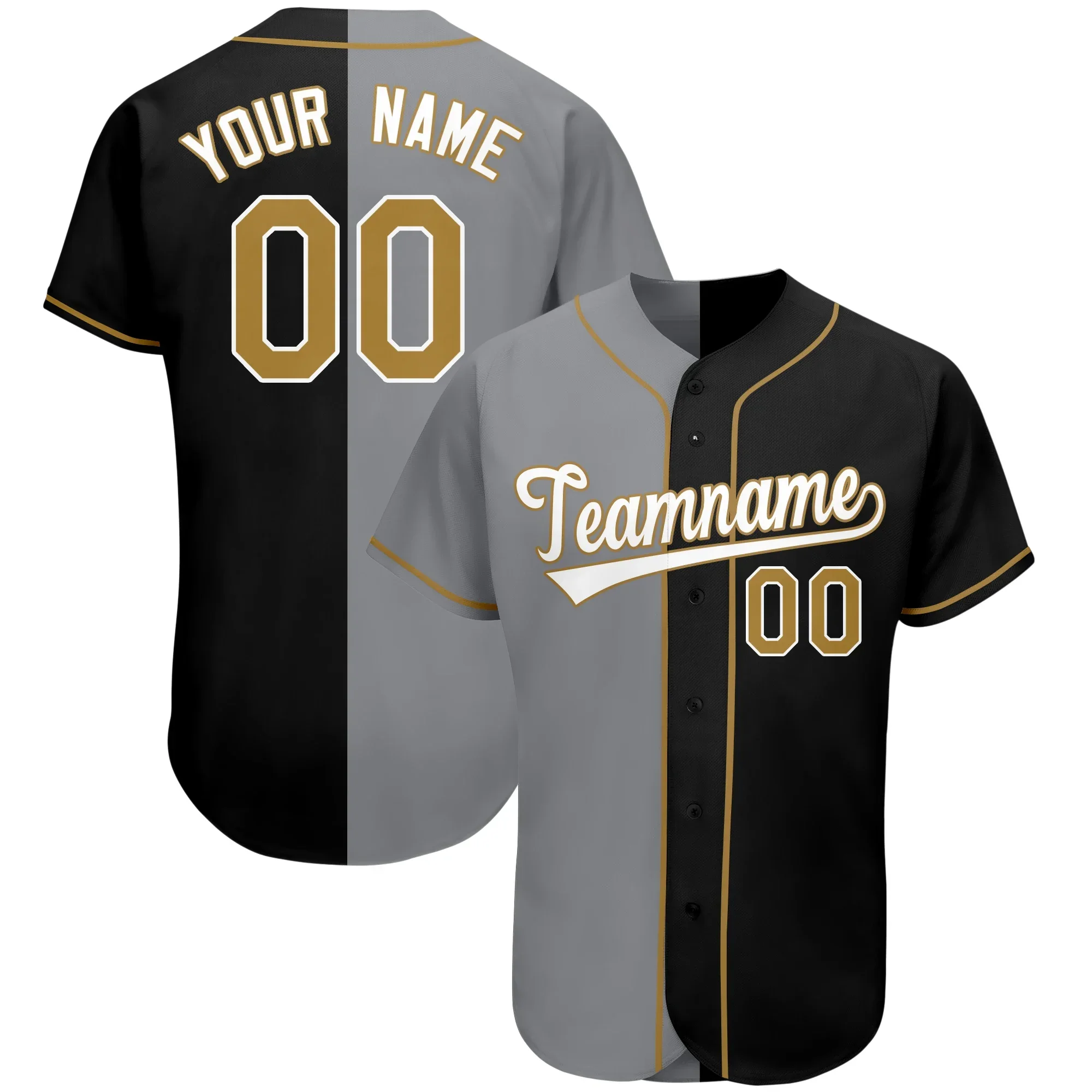 Camiseta de béisbol personalizada por sublimación, diseño de impresión para entrenamiento de juego de softbol profesional de liga universitaria, camiseta de béisbol para hombres y jóvenes