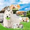 5/6/7cm Silicone Pet Dog Toy Ball Interactive resistant Chew Toy for Small Dogs Tooth Cleaning Elasticity Ball Watermelon Ball 4