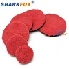 Sharkfox 5/6 Inch Removing Wax Buffer Pads Microfiber Polishing Pad Buffing Pads For DA/RO Polisher Microfiber Cutting Pad 6
