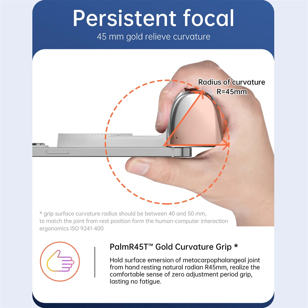 360 Rotation Magnetic Camera Grip With Fill Light For MagSafe IPhone Shutter Bluetooth Remote Control Selfie Handle_voghion.com