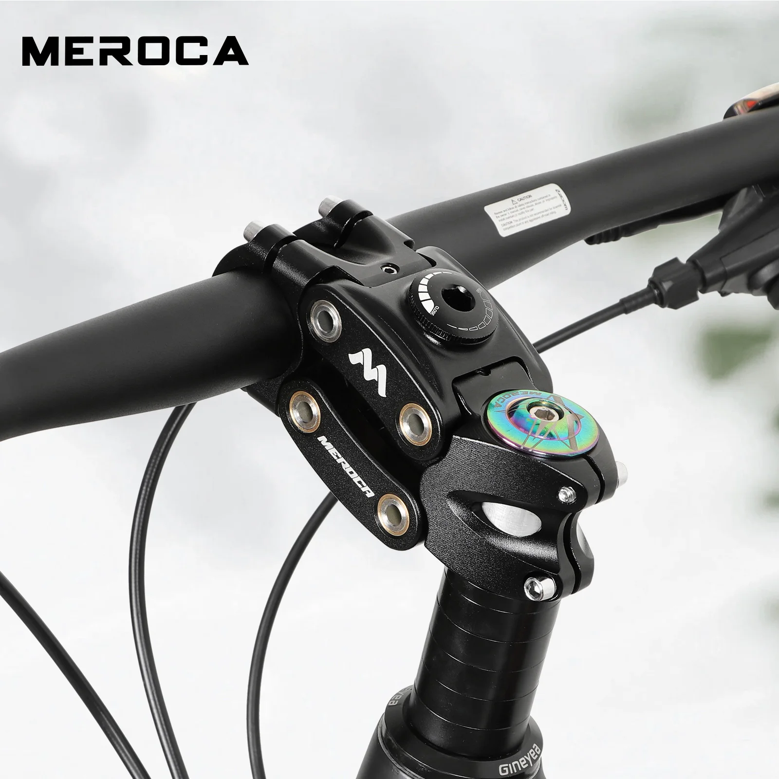 MEROCA stang sepeda MTB FR XC, Stem sepeda MTB paduan aluminium