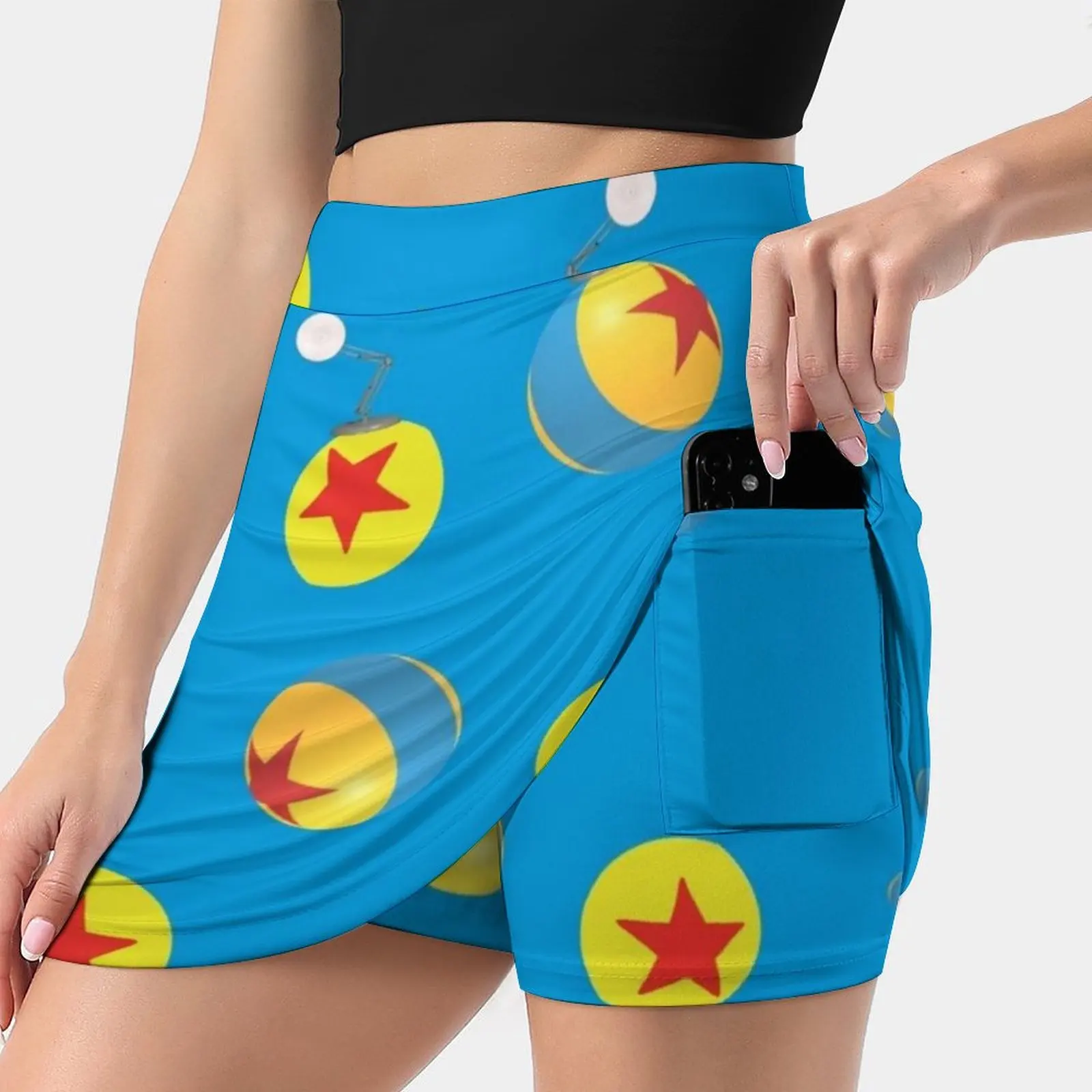 

Balls And Lamps! Women's skirt Aesthetic skirts New Fashion Short Skirts Ball Balls Lamp Lamps Fun Magic Kingdom Parks Walt