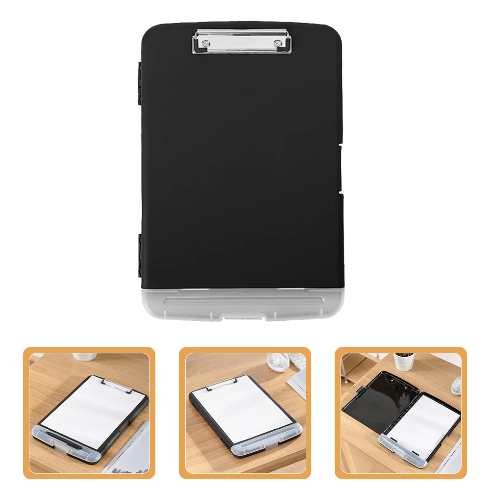 Office Clip Boards for Writings Storage A4 Clipboard Portable Sealed Convenient Holder Student