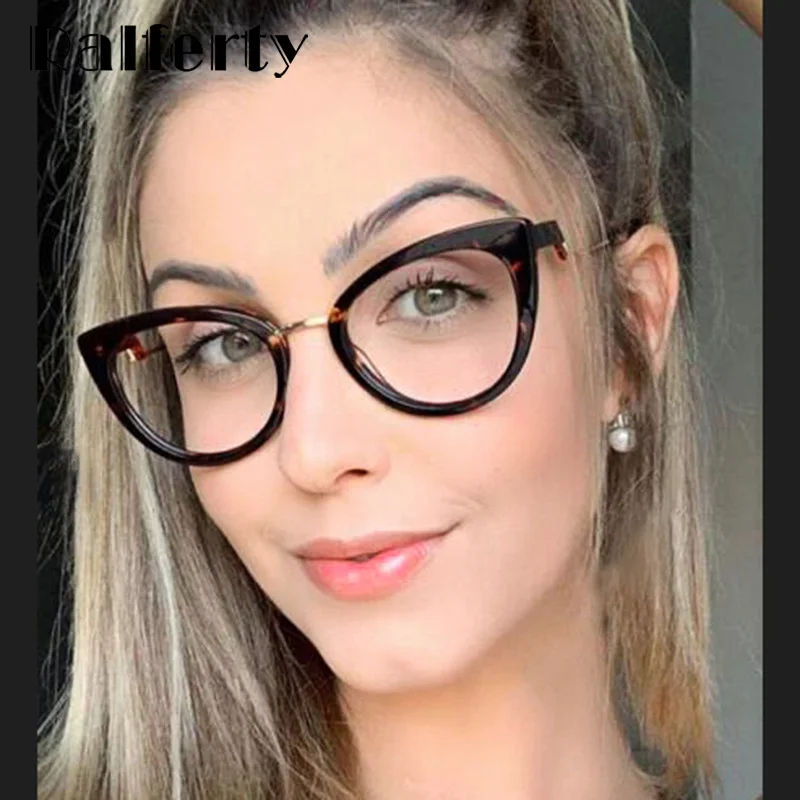 orgánico Vaca informal Cat Eye Eyeglass Frame | Prescription Glasses | Montura | Blue Light  Blocking Glasses - Blue Light Blocking Glasses - Aliexpress