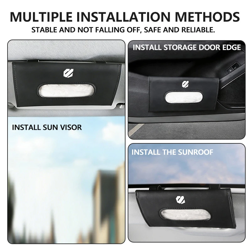 Toyota Car Sun Visor 티슈 박스 교수형 냅킨 보관 가방 Alphard 2015 2016 2017 2018 2019 2020 시리즈 Vellfire