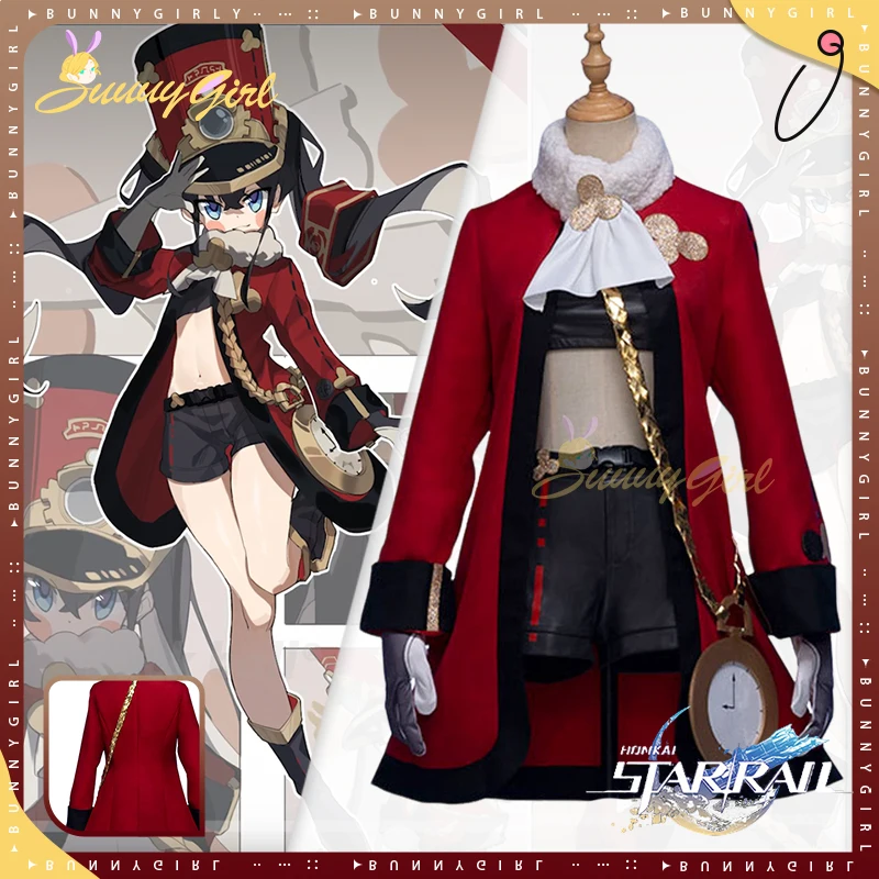 

Pom Pom Cosplay Costume Game Pom Pom Honkai: Star Rail Cosplay Costume Anime Pom Pom Anthropomorphic Cosplay Magic Hat Halloween