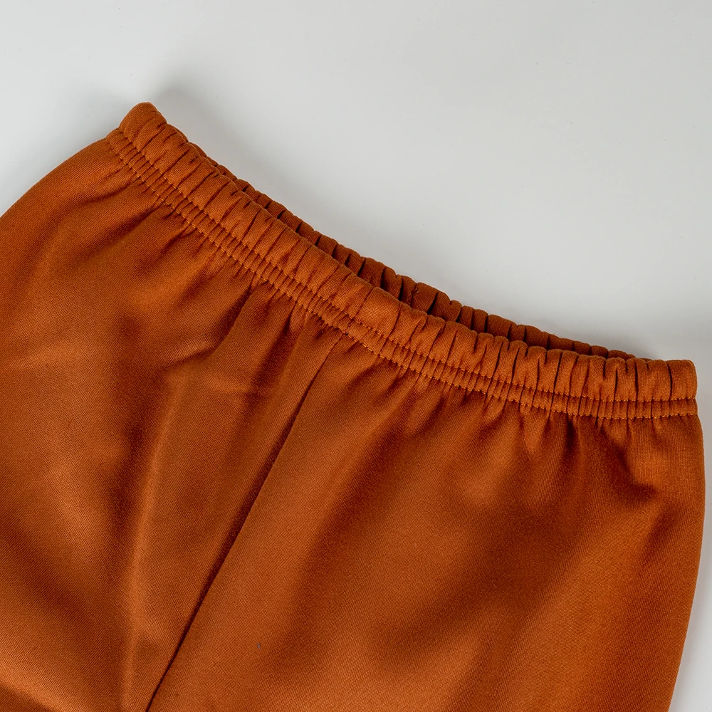 New Girls' Autumn And Winter Leggings Warm And Plush For Children Aged 1-12 Fashionable Long Legs Solid Color Leggings