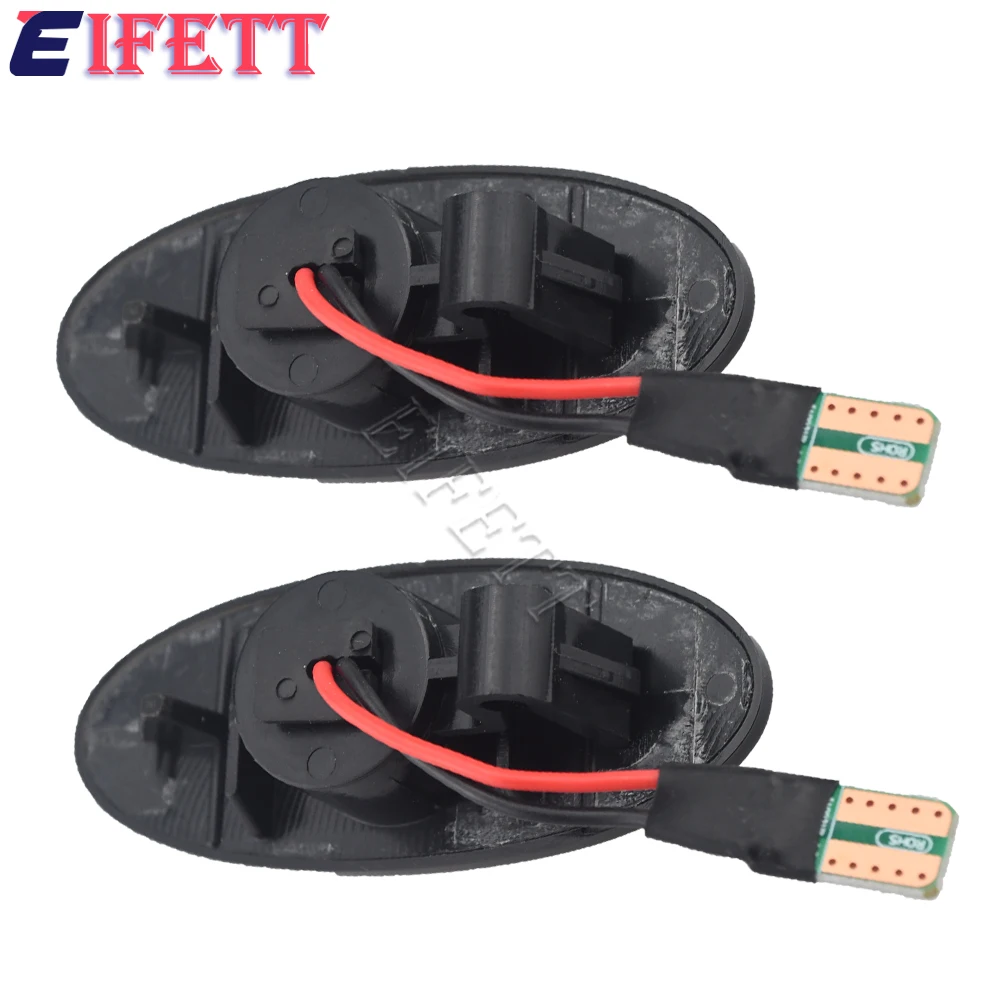 GSRECY Luce affumicata Dinamica lampeggiante sequenziale LED Indicatore