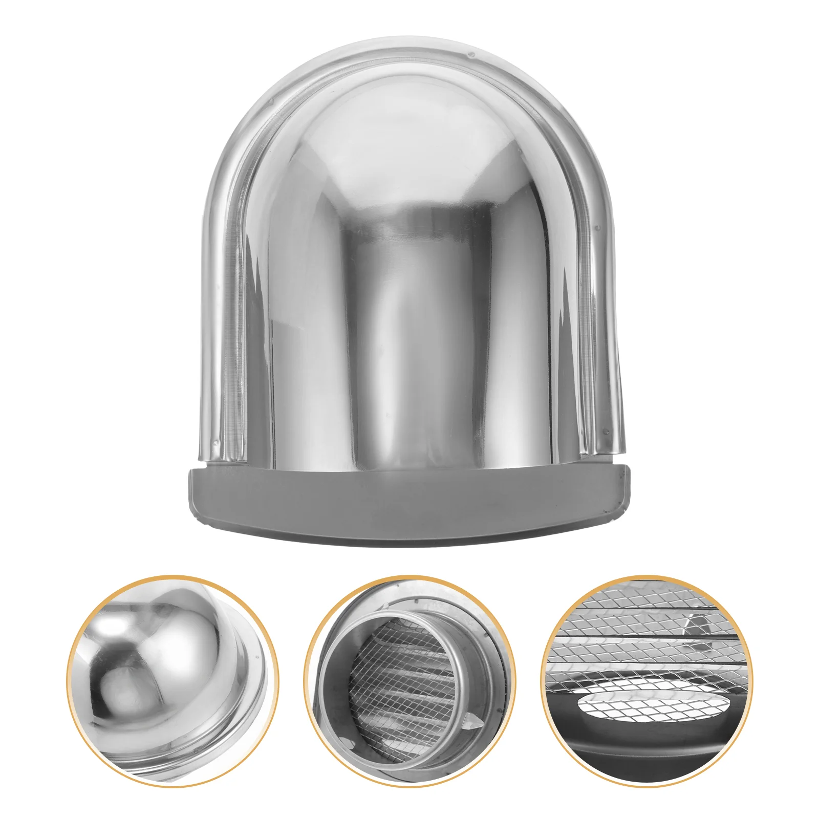 

Round Exhaust Cap Pipeline Chimney Accessories Vent Caps Smoke Funnel Cover Roof Rain Covers Insulation Rainproof