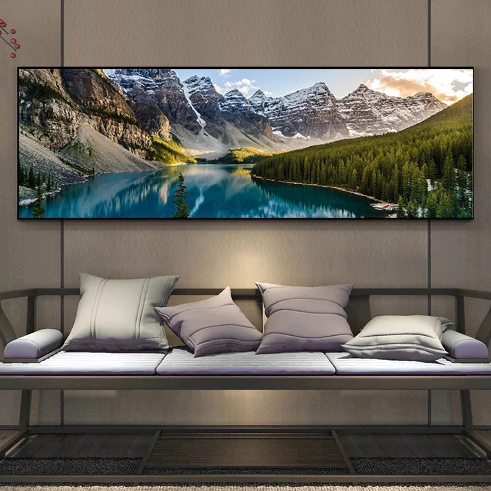 Mountain Lake Canvas Print 4