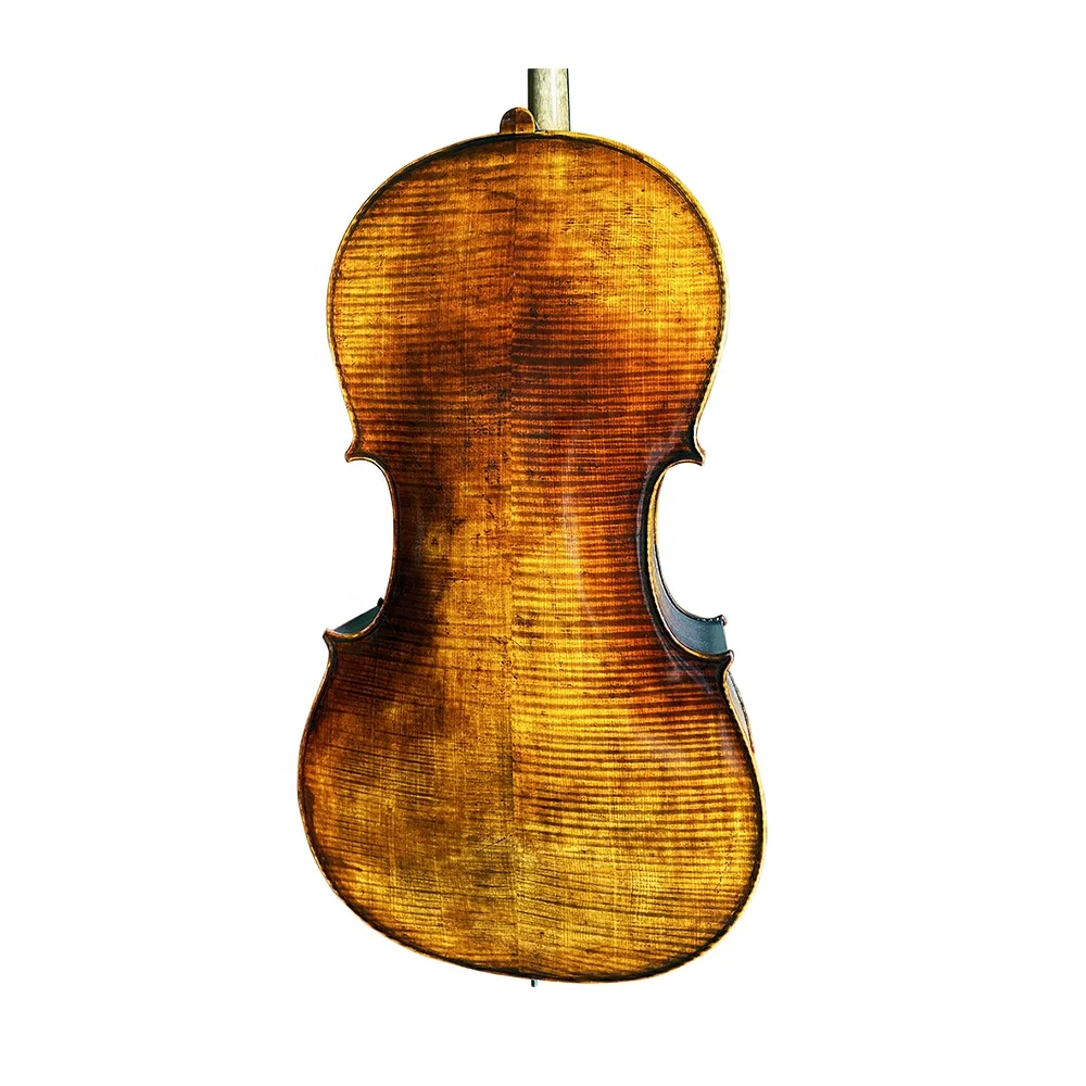 Top Quality Red Matt Varnish Finely Hand-carved Spruce Cello Handmade JYC07