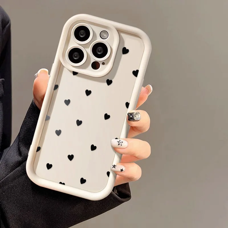 ตัวเลือกสินค้า เคสซิลิโคนลายหัวใจ ใส่ iPhone ได้ทุกรุ่น