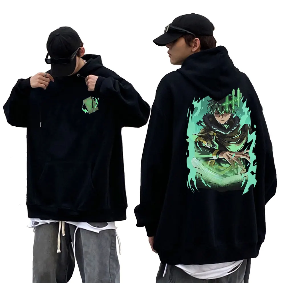 

Anime Black Clover Yuno Grinbellor Graphic Hoodie Men Women Manga y2k Vintage Hoodies Man Cartoon Harajuku Oversized Streetwear