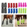 4 Pcs Equestrian Boots for Horse Legs Adjustable Reusable Support for Jumping And Training 2
