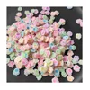 Mixed Rainbow Color Polymer Clay Animal Paw Print Cat Paw Artificial Confetti Sprinkles Hot Clay Slices 4