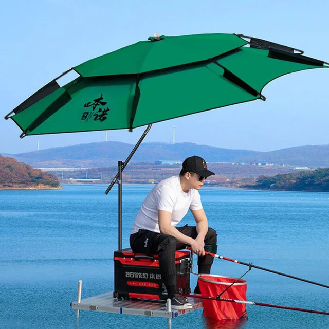 Universal Fishing Umbrella Rain Sun Umbrella Fishing Sunshade