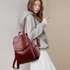Ladies Bookbag Rucksack Women Large Capacity Backpack Purses High Quality Leather Female Vintage Bag School Bags Travel Bagpack 5
