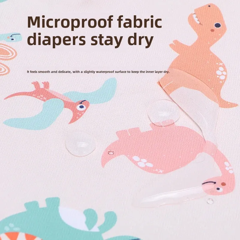 Borsa da viaggio per pannolini per bambini per adulti ABDL modello simpatico cartone animato impermeabile portatile Borsa da viaggio per esterni - immagine 4
