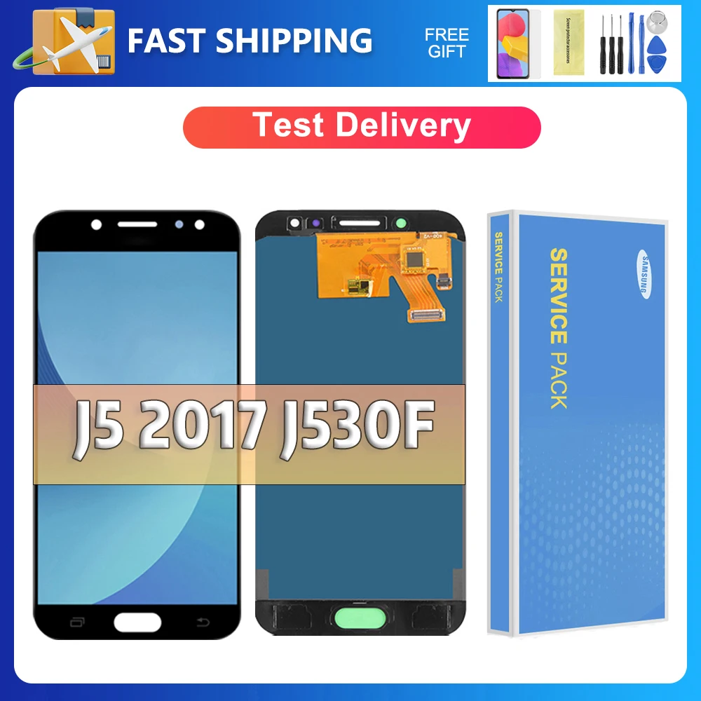 

J5 2017 For Samsung 5.2''For Ori J5 Pro J530 J530F J530G J530S LCD Display Touch Screen Digitizer Assembly Replacement