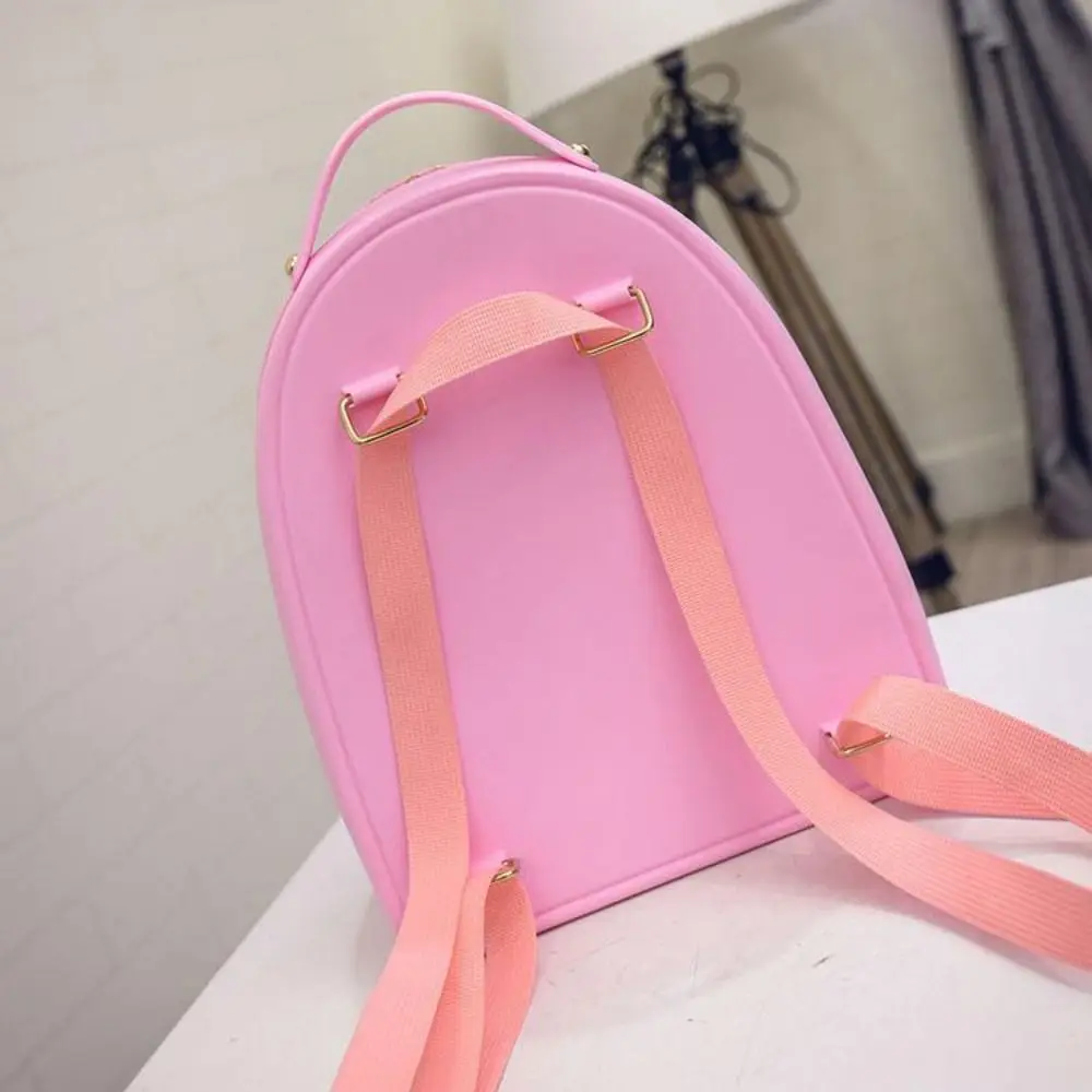 Stationery Adjustable Straps Silicone Backpack Zippered Waterproof Schoolbags Soft Durable Kindergarten Knapsack Girls