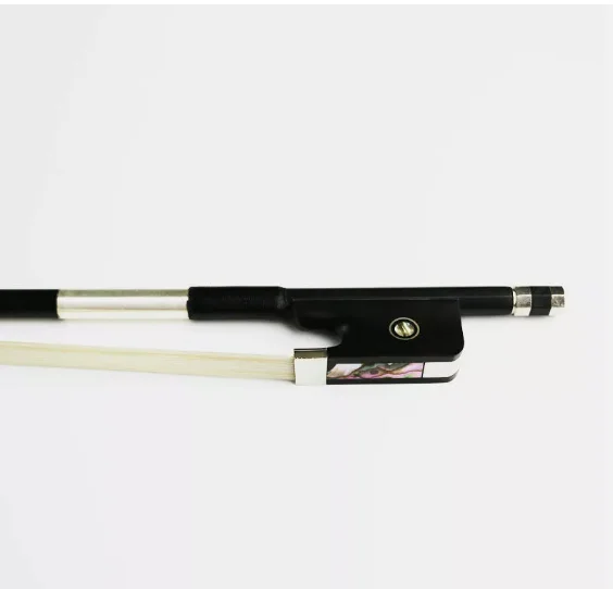 New 4/4 Advanced Black Carbon Fiber Viola Bow well balanced viola bow