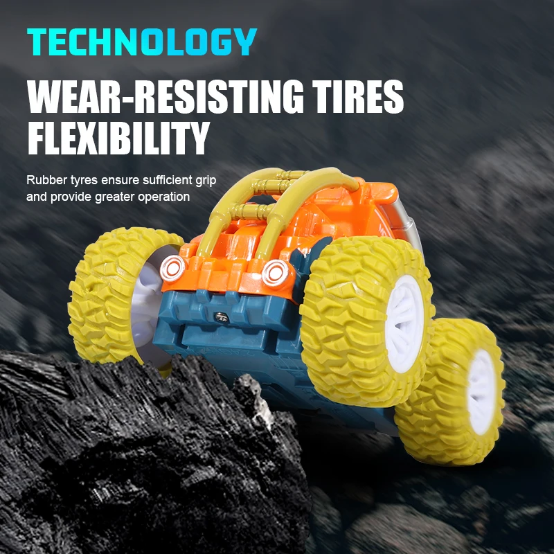RC Car High Speed 2.4G Wireless Stunt Drift Buggy Racing Vehicle Remote Control Mini 360 Degree Flip Children's Toys for Boys 6