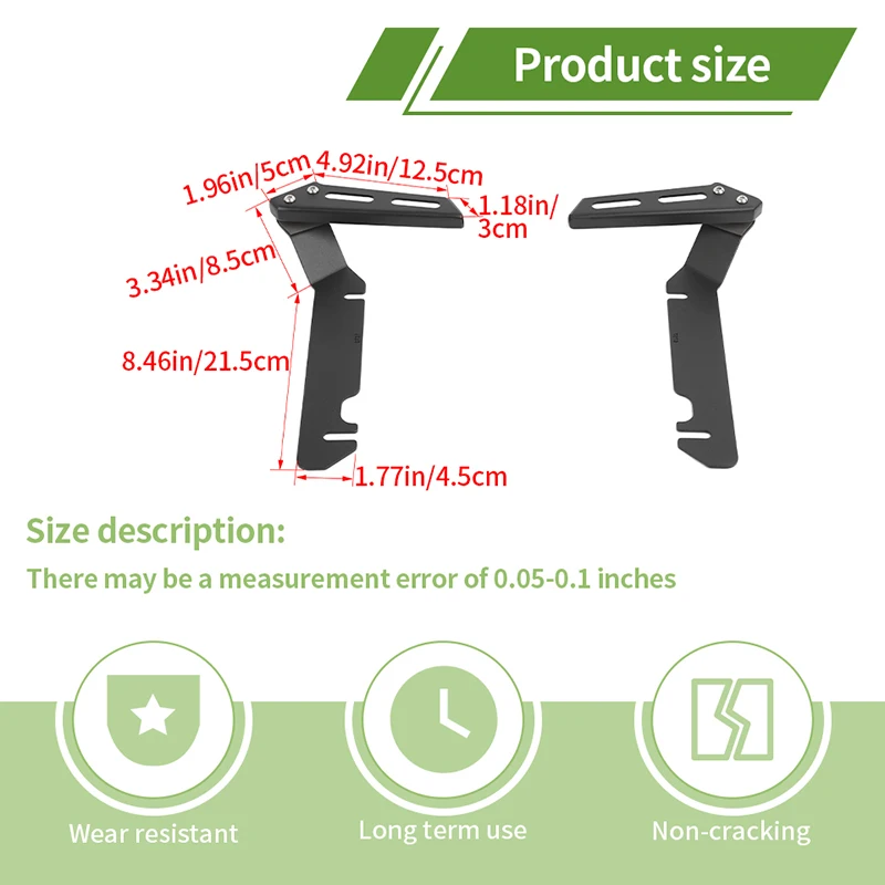 BAWA 아이언 후드 라이트 램프 브래킷 랙 지프 그랜드 커맨더 2006 2007 2008 2009 2010 자동차 액세서리