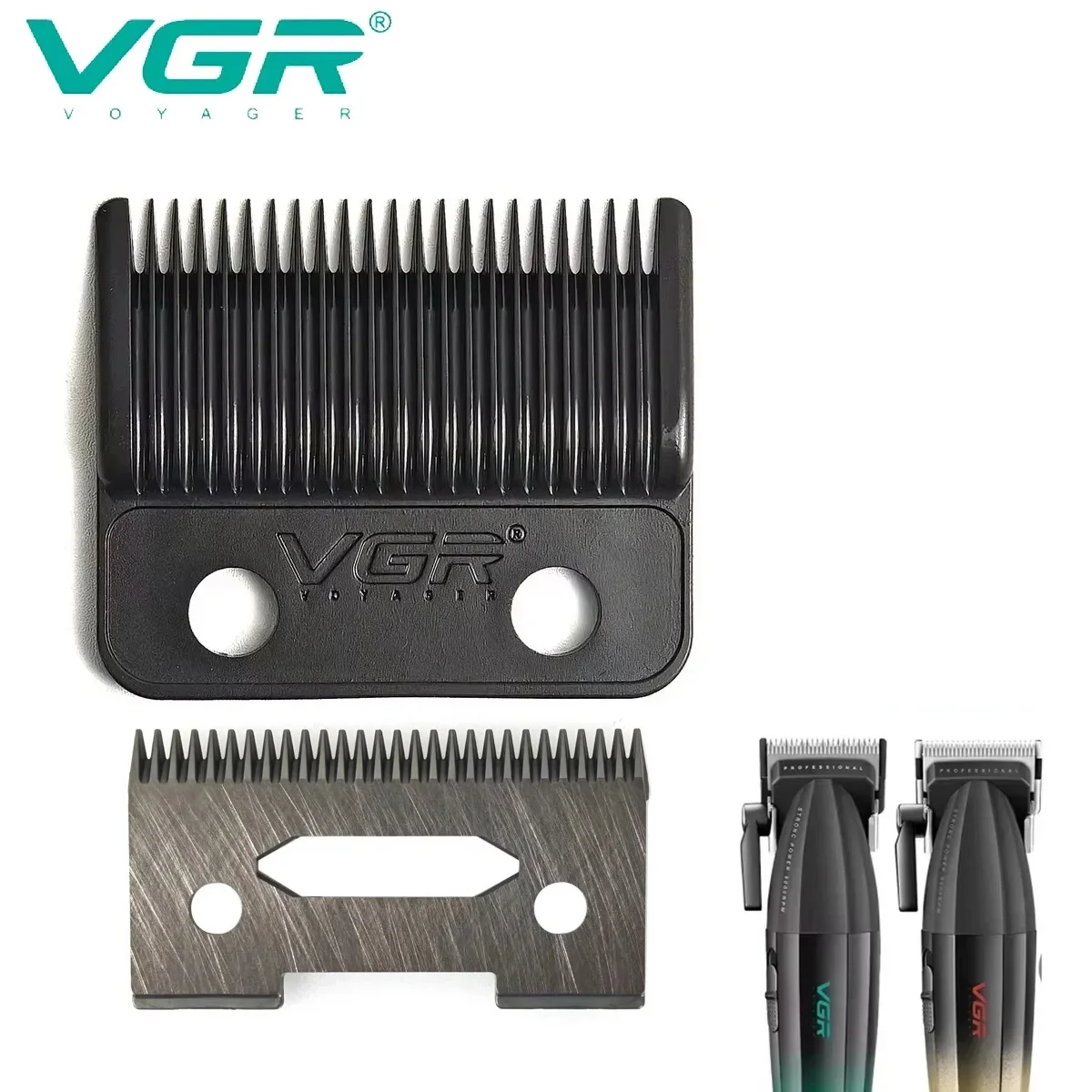 VGR 003 Original DLC FADE Blade V640 V270 Hair Clipper Blade Trimmer Replacement Cutter Head Accessories