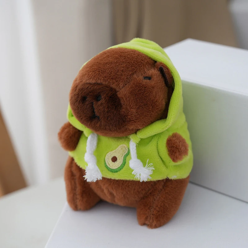 Capybara Plush Toy Doll Keychain Pendant Bag Hanging Ornaments Car Desktop Ornaments