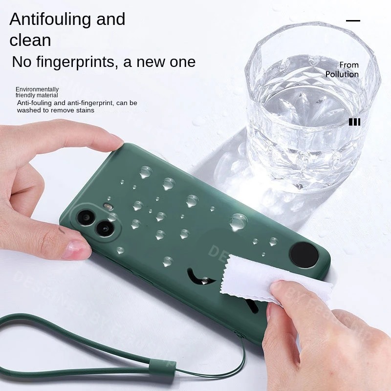 Luxury Shockproof Silicone Phone Case with Screen Protector