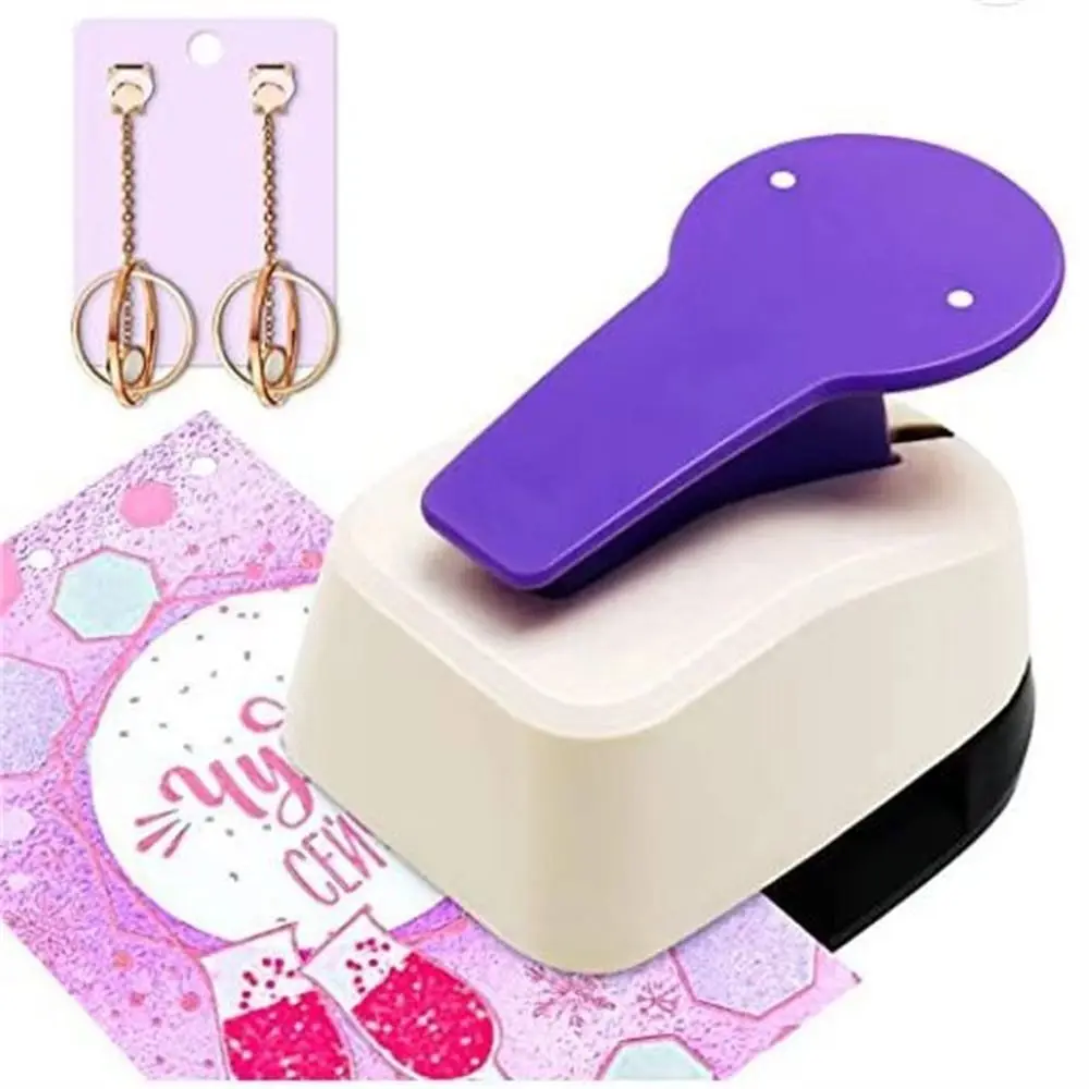 Scrapbooking Paper Punch Earring Hole Puncher Earring Card Punch Hole Puncher DIY Children's for circle hole punch,hole punching tools,paper craft punch,paper punch