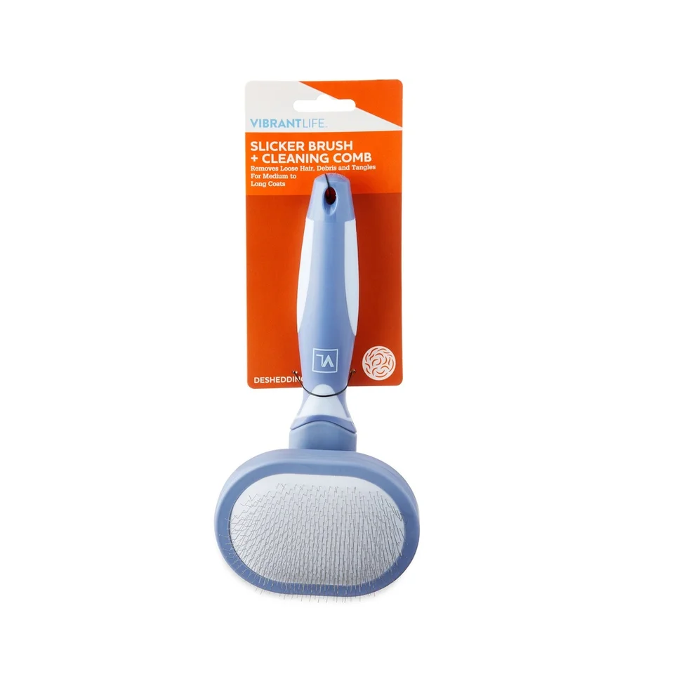 Ergonomic Pet Slicker Brush for Dogs