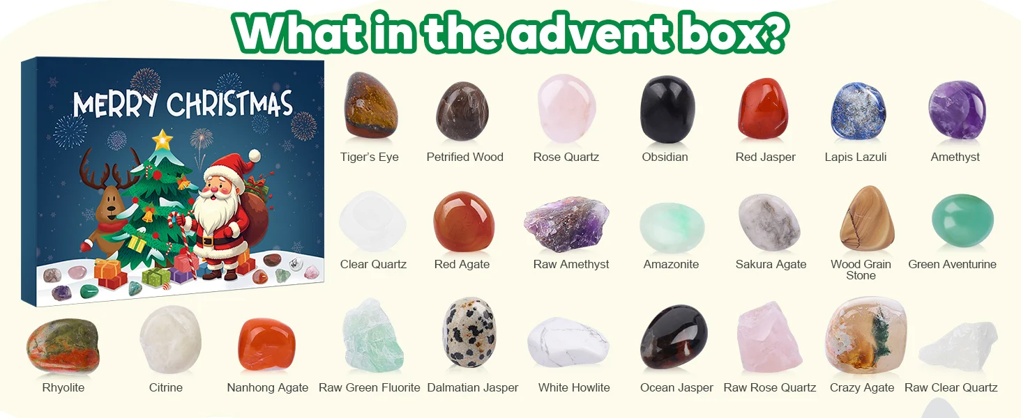 Advent Calendar Gemstones