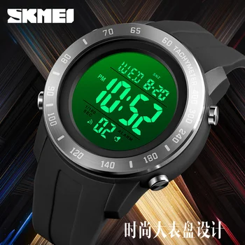 SKMEI Top Brand Men Sport Military Watch Fashion Electronic Watch Count Down Stopwatch Sports Watches Men Bracelet Alarm Clock 3
