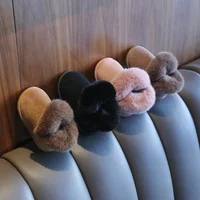 Winter Kids Baby Snow Boots First Walkers Plush Warm Soft Bottom Children Shoes 1