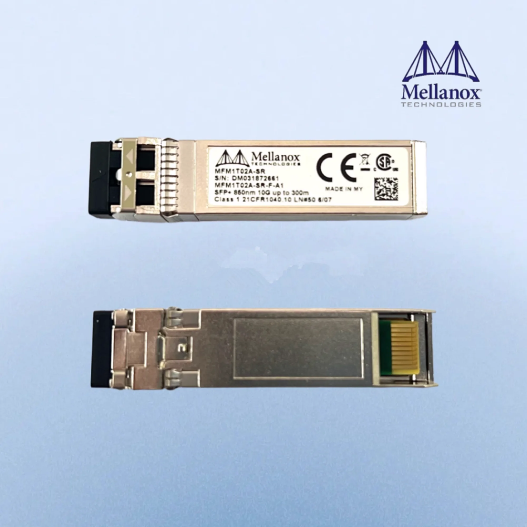 Mellanox 10g fiber module/MFM1T02A-SR/MFM1T02A-SR-F-A1/10G SFP SR Compatible Optical Module/mellanox 10g sfp/mellanox sfp module