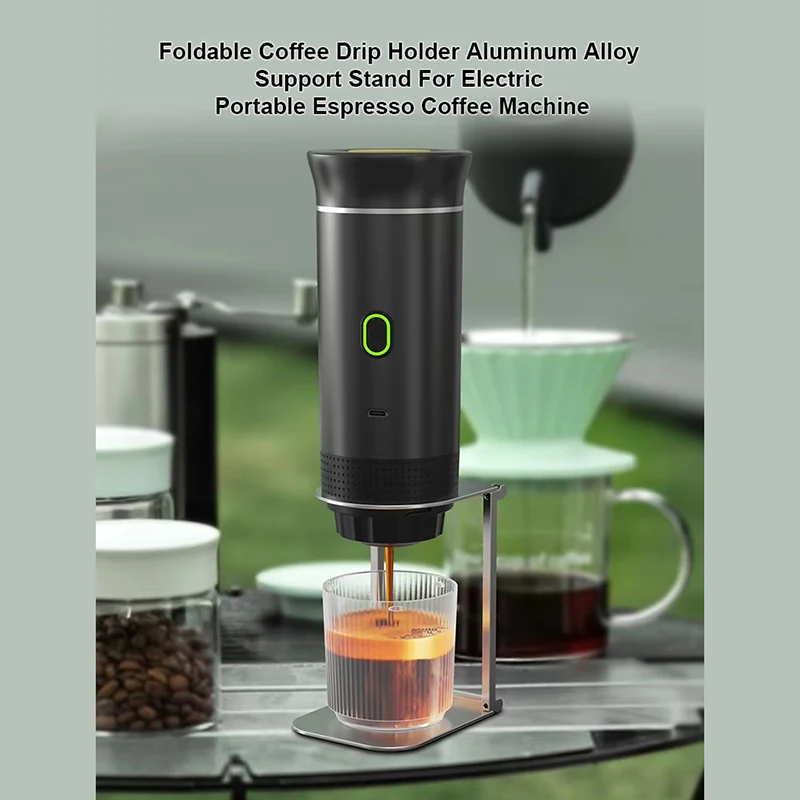 Foldable Coffee Drip Holder Aluminum Alloy Support Stand For Wireless Electric Portable Espresso Coffee Machine Accessories coffee drip holder