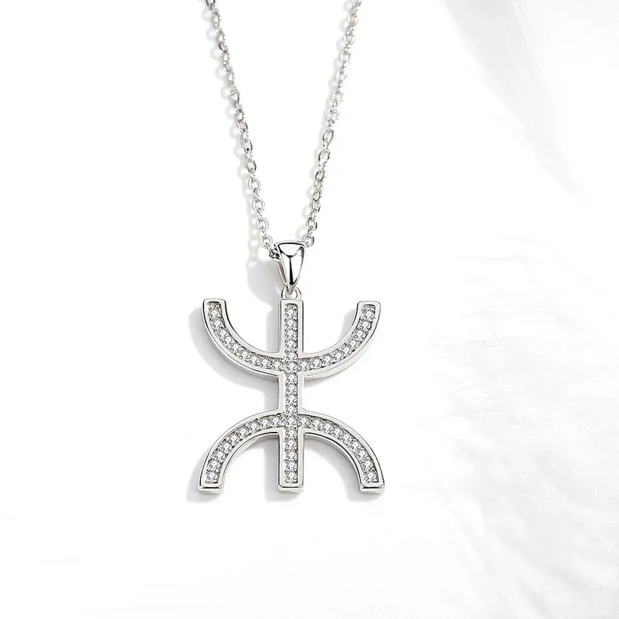 KALETINE 새로운 럭셔리 크리스탈 CZ AZA 펜던트 목걸이 무료 남자  체인 목걸이, 여성을 위한 웨딩 주얼리 선물