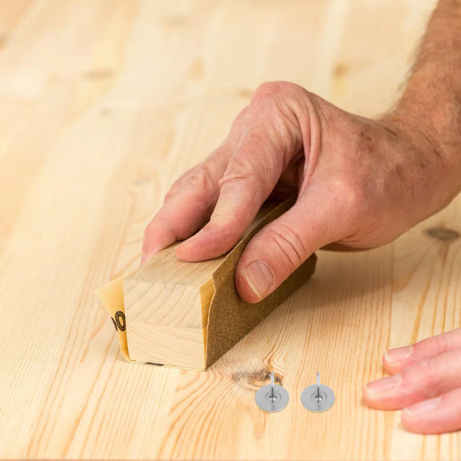 20개 플랫 가구용 못, 금속 푸시핀, 사무실 공예용, 게시판, 소파, 의자용 공예용 푸시핀