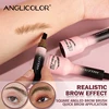 3d Dye Eyebrow Pencil Hairline Anti-smudge Waterproof Long Lasting Black Brown Large Brush Natural Wild Eyebrow Enhancers Cream 1